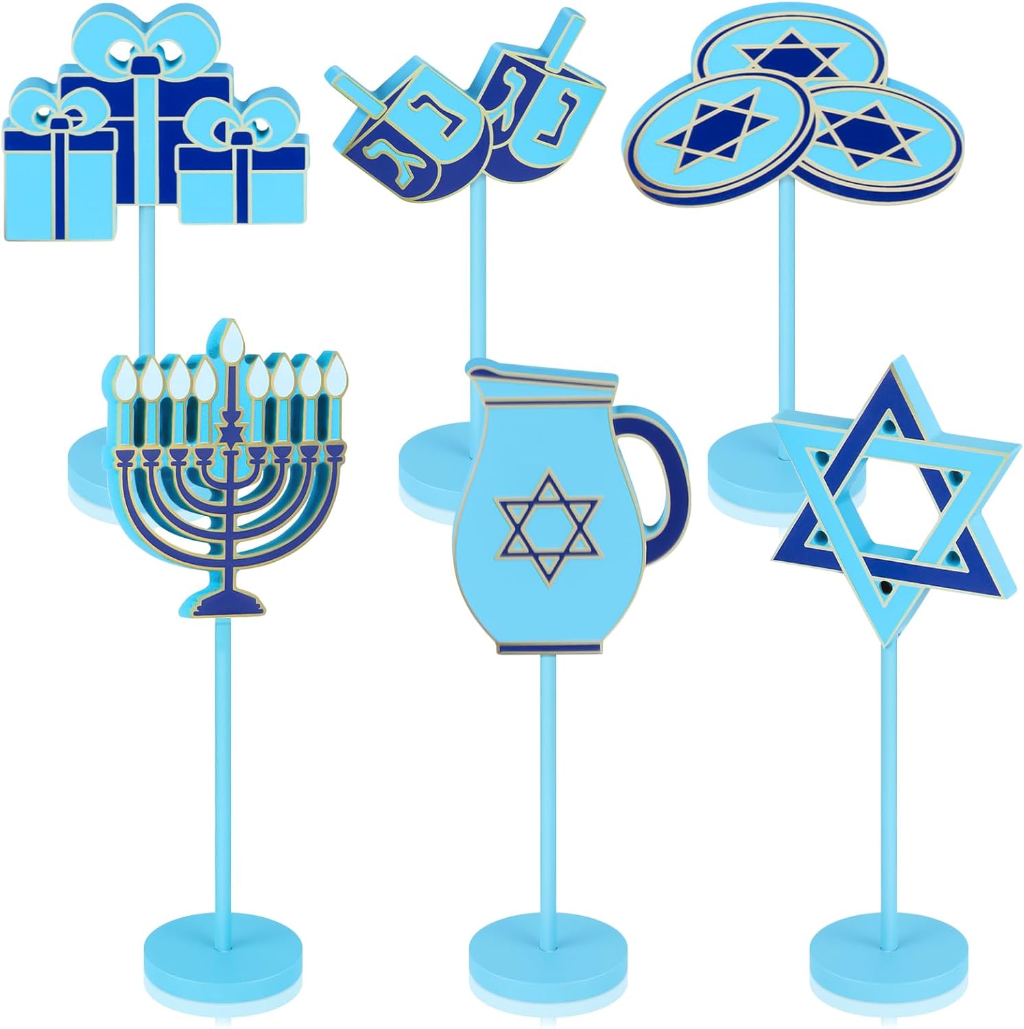 Hanukkah lights indoor