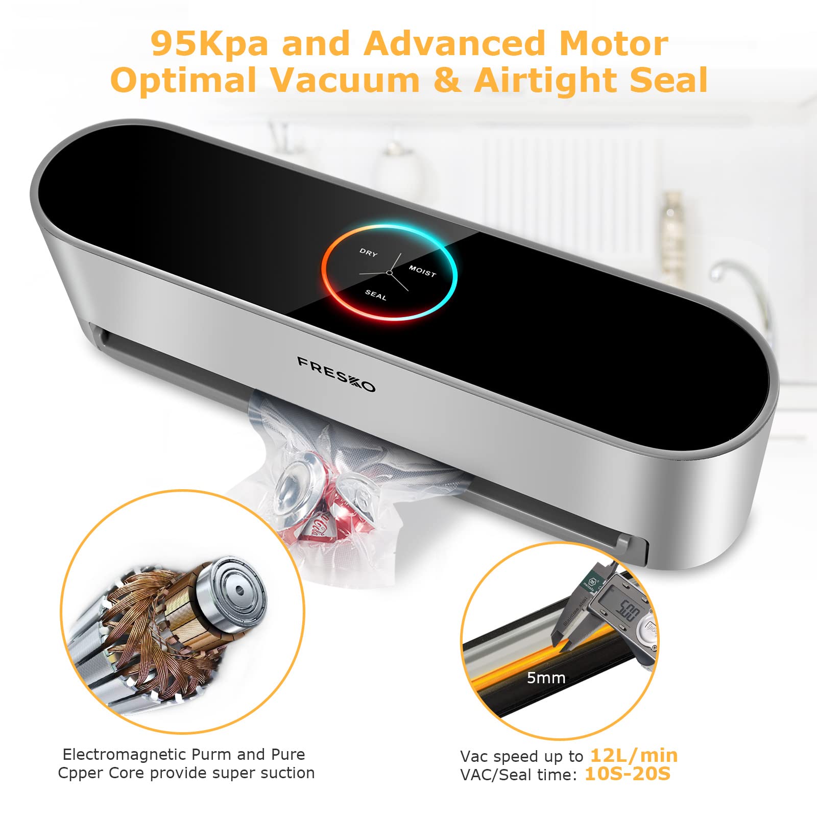 2025 Upgraded Precision Fast-Vacuum Sealer, LIWUNON 2025 Upgraded Precision Fast-Vacuum Sealer, LIWUNON