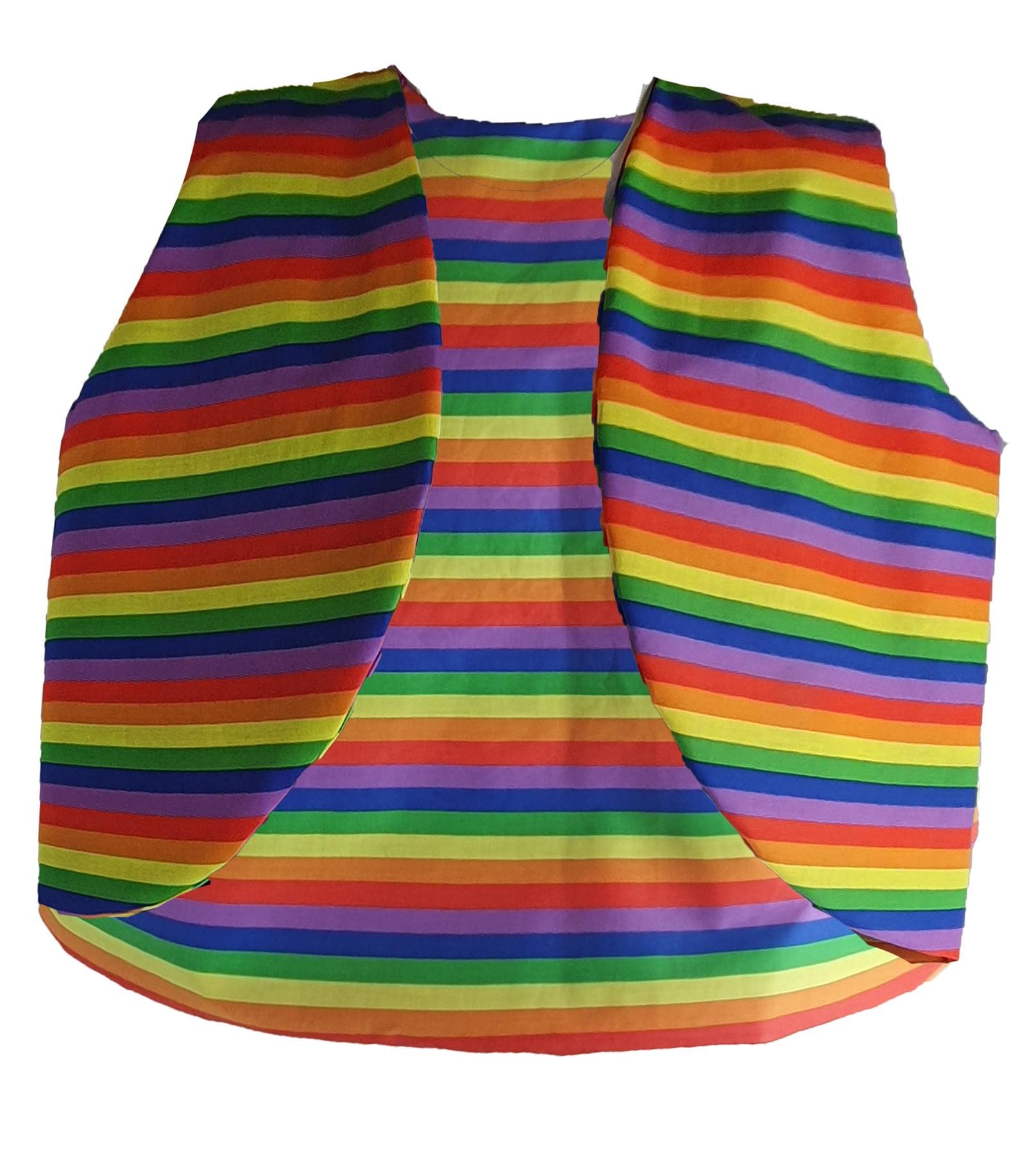The Dragons Den Unisex Multicoloured Adults Waistcoat Lgbtq+ Gay Pride Festival March Fancy Dress [S-M]