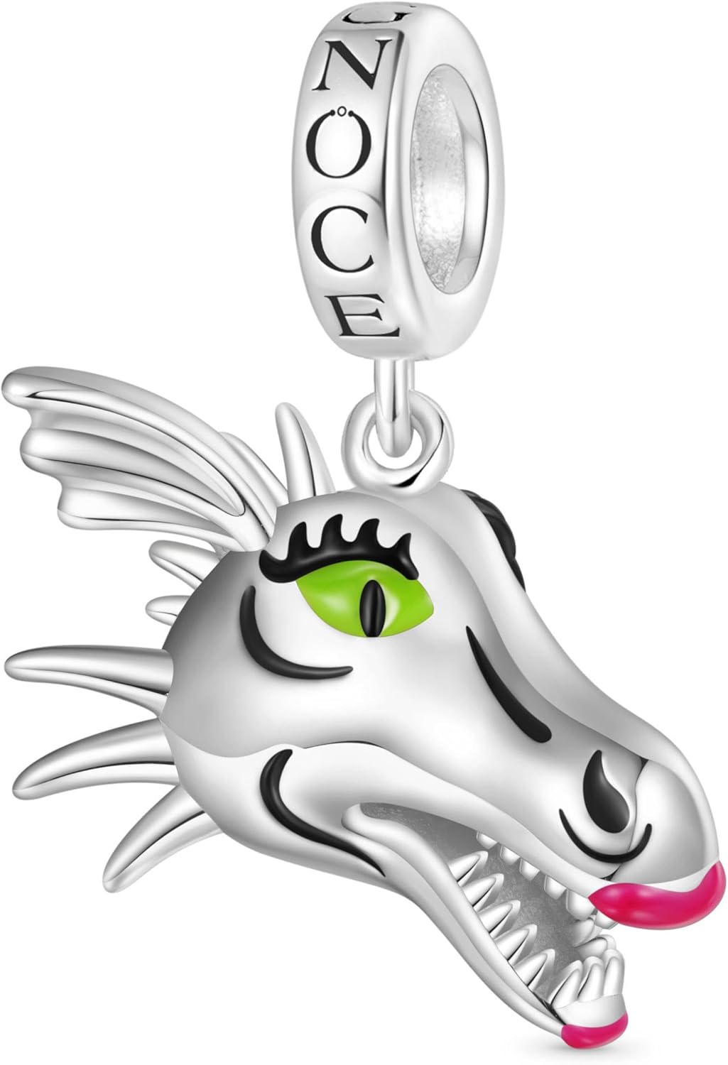 GNOCE Shrek Dragon Pendant Dangle Charm Bracelet for Women, S925 Sterling Silver Dangle Charms for Women Wife, Valentine‘s Day, Mother’s Day Jewelry