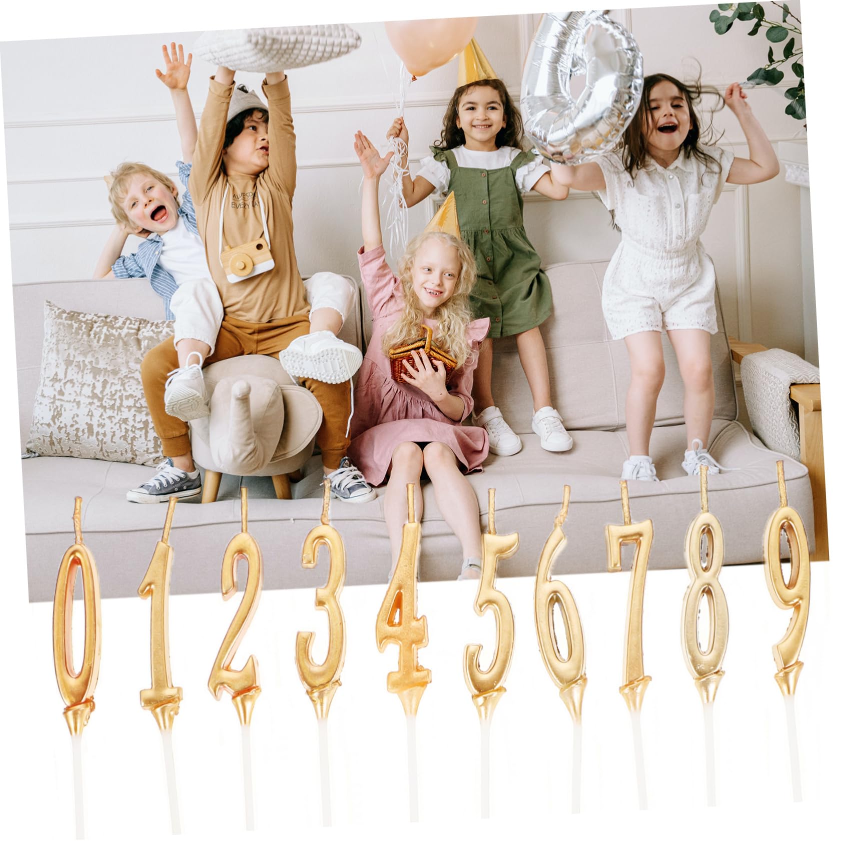 TOPBATHY 3 Juegos Juego De Velas con Números Vela para El Primer Cumpleaños Adorno para Tarta De Feliz Cumpleaños Vela con Números Parpadeantes Trucos para Tartas De 20 Piezas * 3