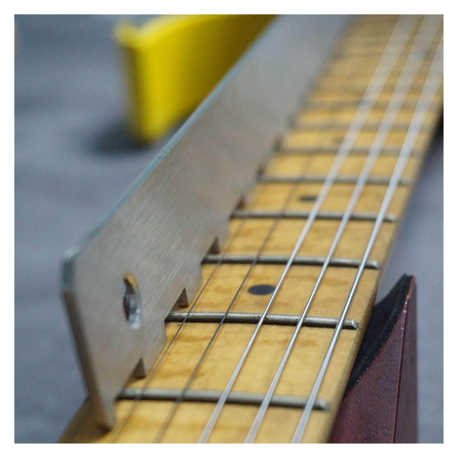 Regla de medición de mástil Herramienta de medición de guitarra profesional