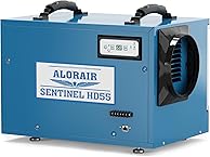 ALORAIR Commercial Dehumidifier 113 Pint, with Drain Hose for Crawl Spaces, Basements, Industry Water Damage Unit, Compact, Portable, Auto Defrost, Memory Starting, 5 Years Warranty, Sentinel HD55