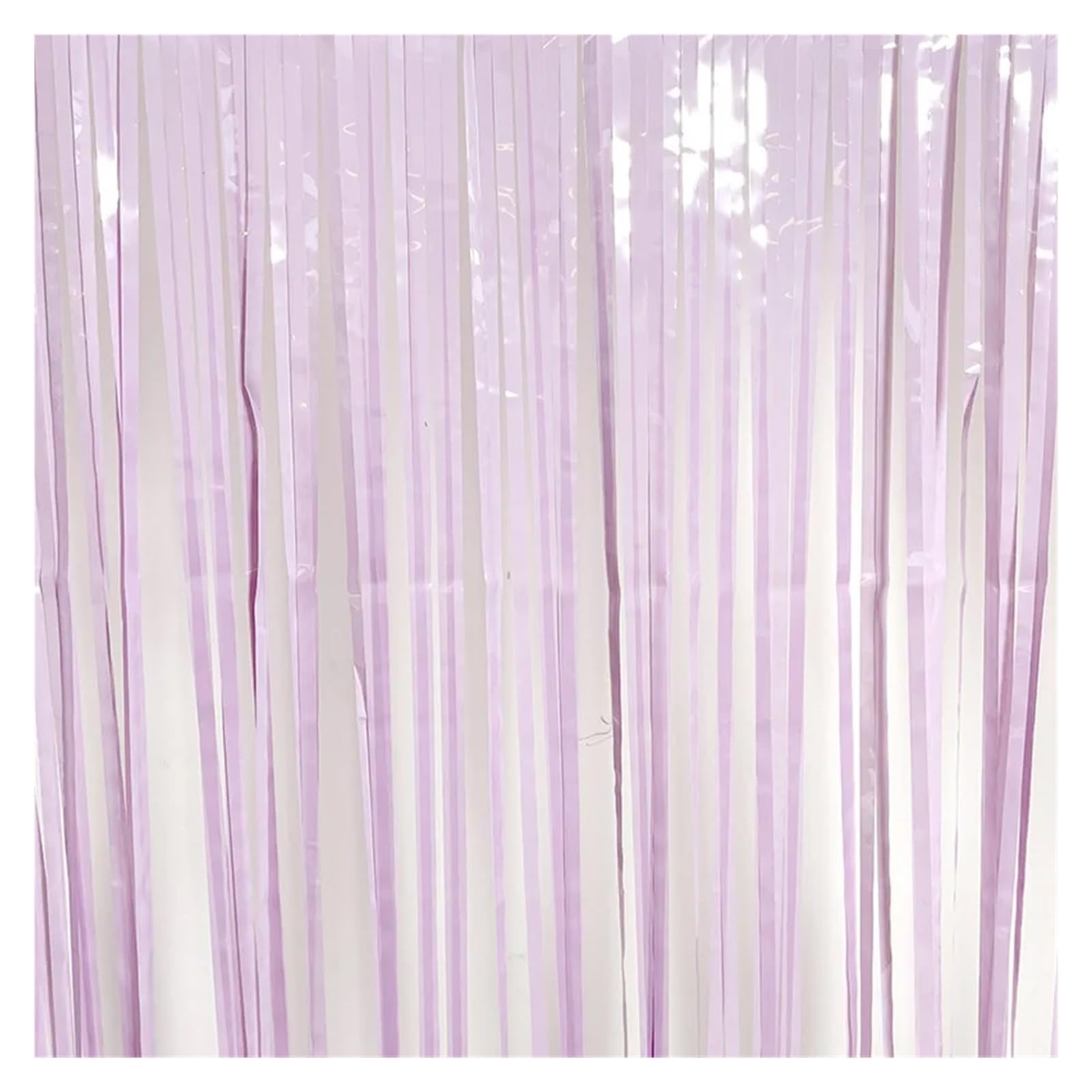 EnxJire Fringe Backdrop Curtain Foil Fringe Curtains Photo Booth Backdrop Wedding Party Decoration Rainbow Streamers(Purple,1pc)