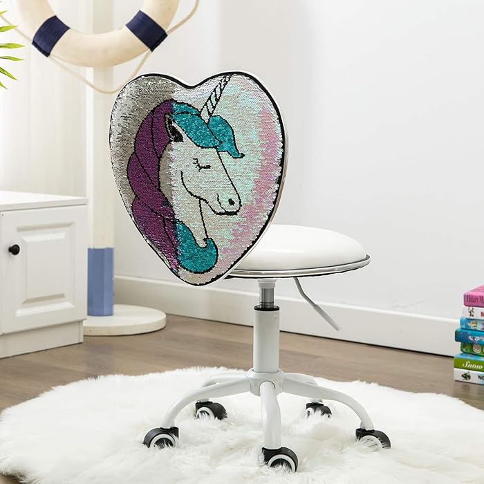 Buy Wahson Kids Desk Chair PU Leather Swivel Chair Height Adjustable