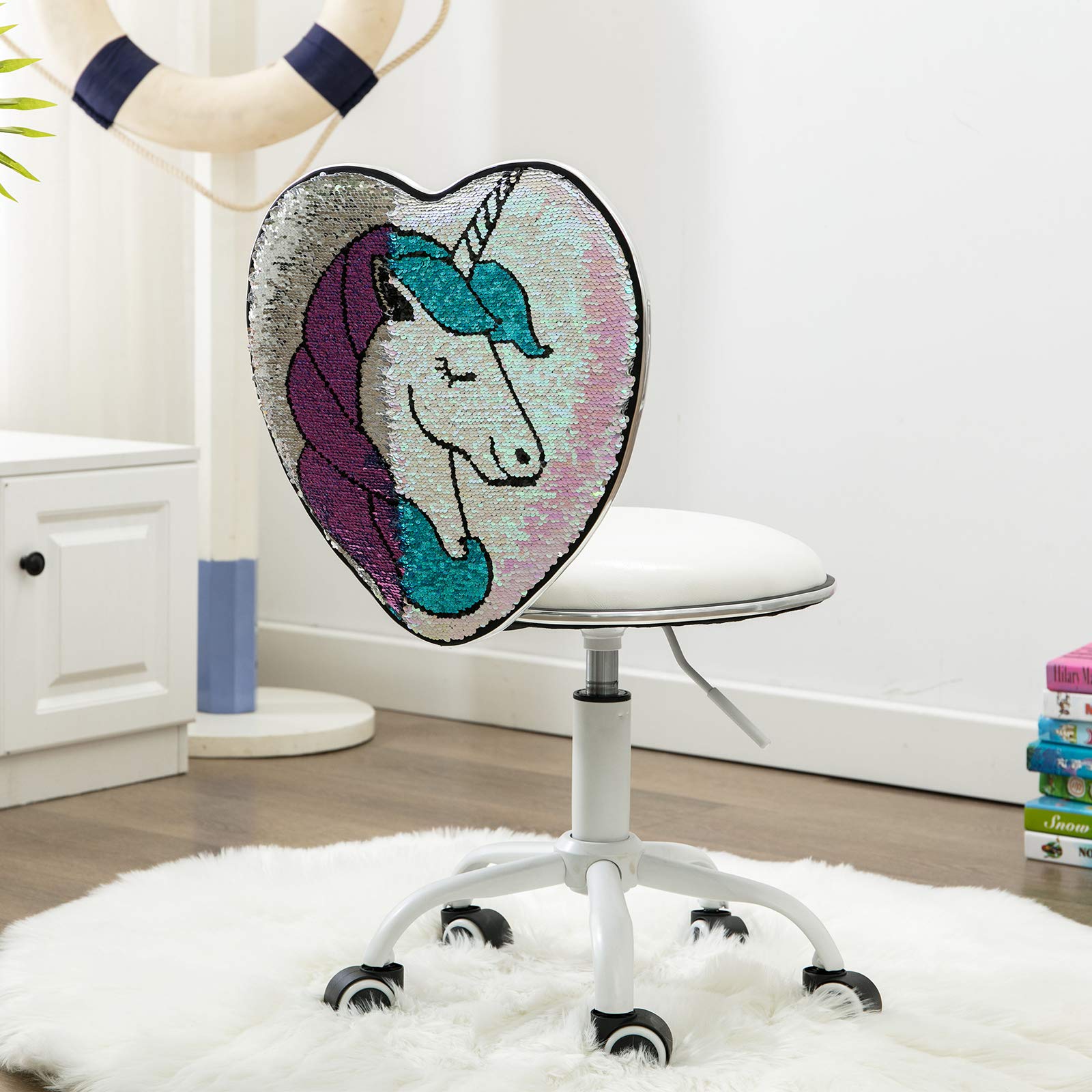 Buy Wahson Kids Desk Chair PU Leather Swivel Chair Height Adjustable