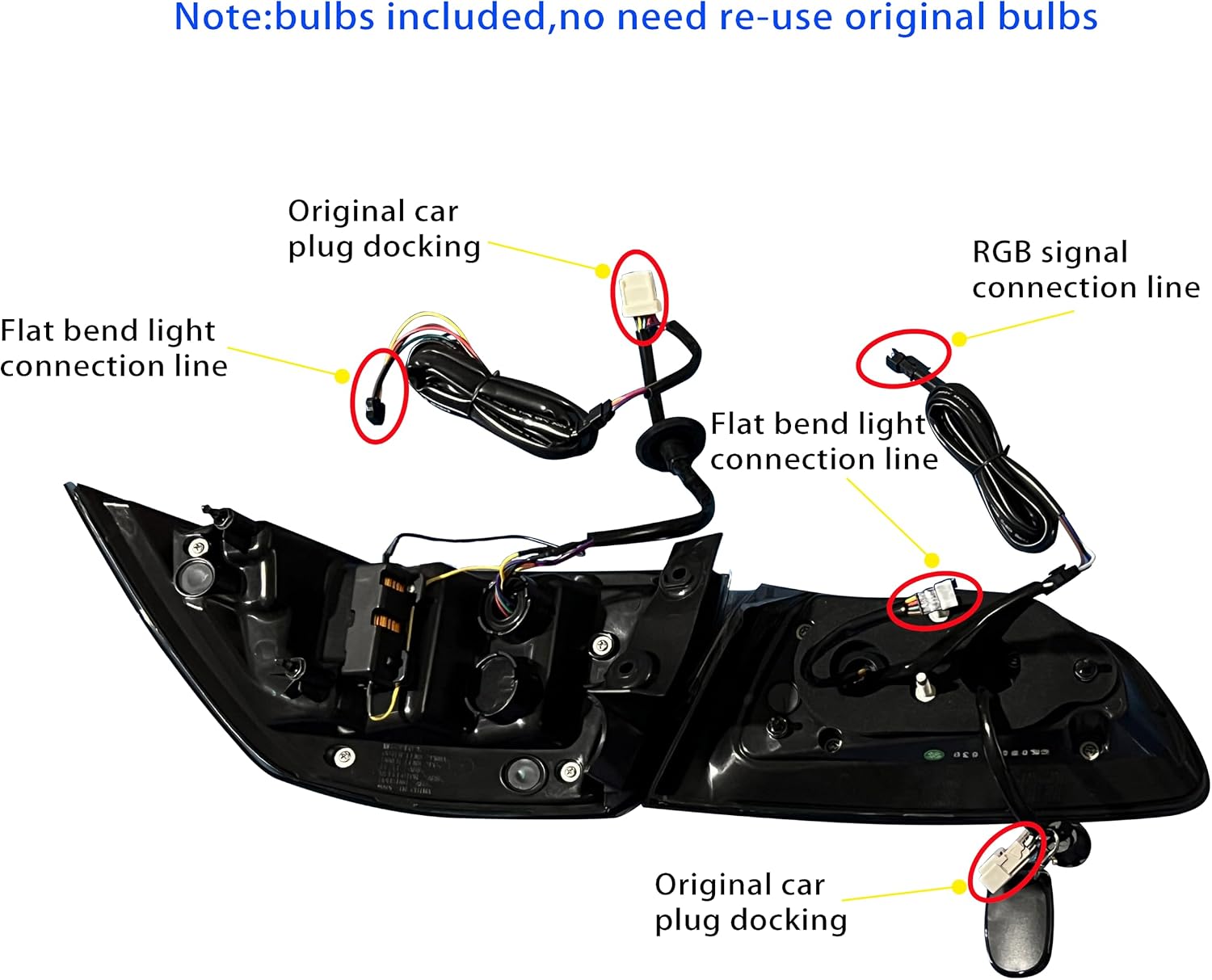 Led Tail lights Compatible with Mitsubishi Lancer & EDVO X 2008-2011 Rear Lamps with Dynamic Animation w/Sequential & Startup Running lights, Pair Rear Lamp Assembly Smoked
