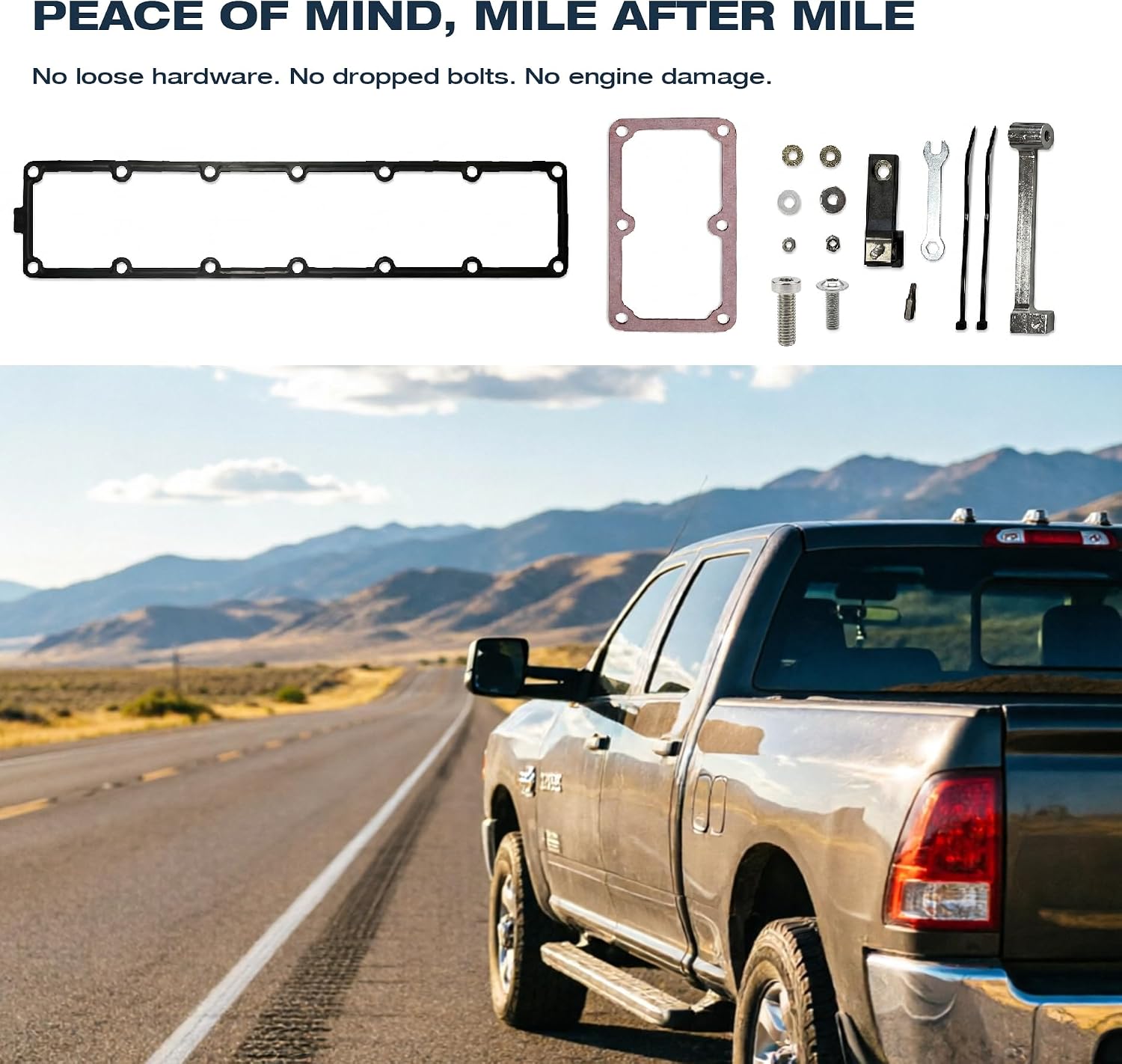 Diesel engine grille heater upgrade kit, suitable for Dodge/Ram 2007-2024 models, 2500/3500 pickup trucks/3500/4500/5500, 6.7LISB Cummins engines