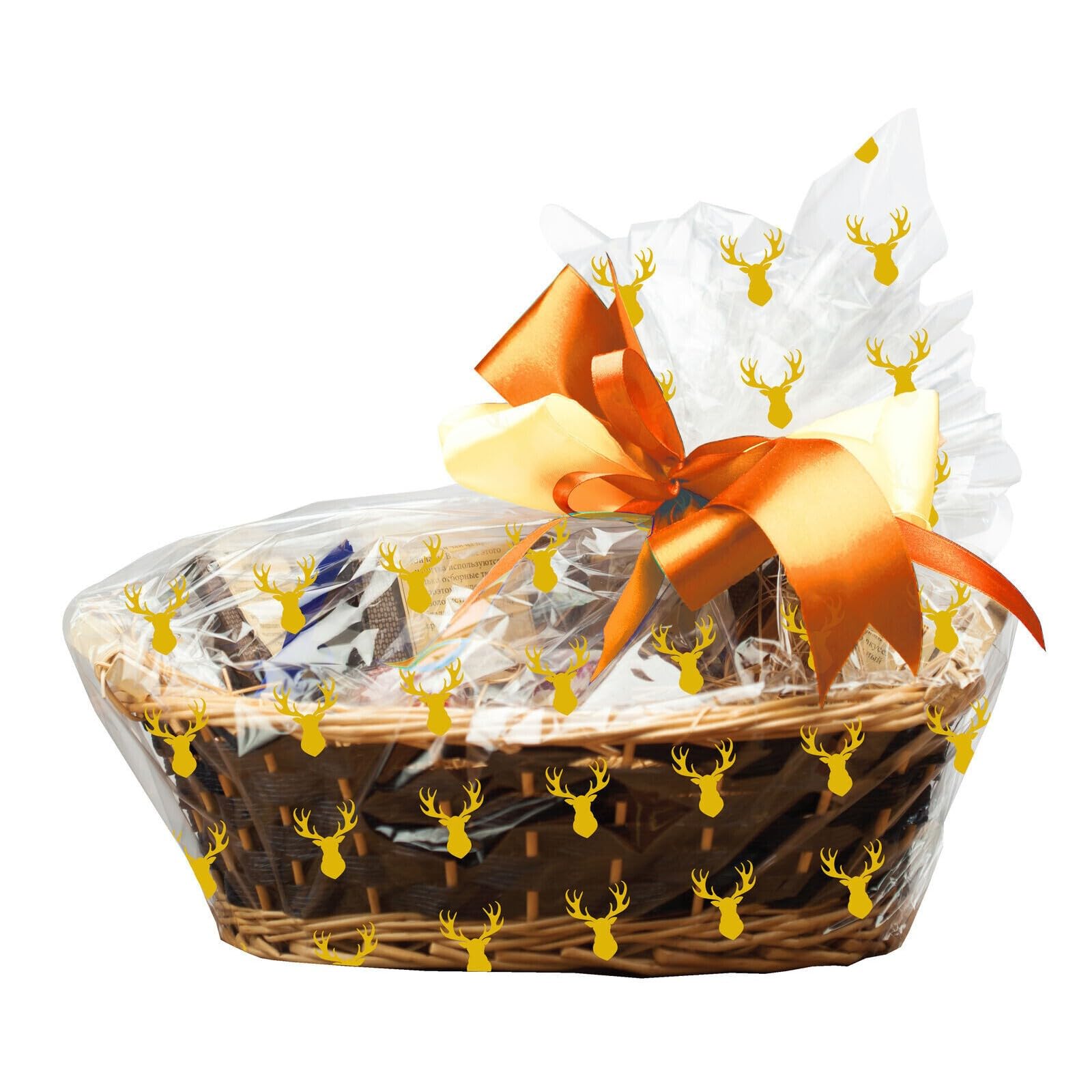 20 Sacchetti Cellophane Per Regali Con Twist - Festa, Natale, Compleanno