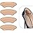 Heel Grips Liner Cushions Inserts for Loose Shoes, Heel Pads Snugs for Shoe Too Big Men Women, Filler Improved Shoe Fit and Comfort, Stop Heel Slip and Blister (4 Pairs) (H Pale Apricot)