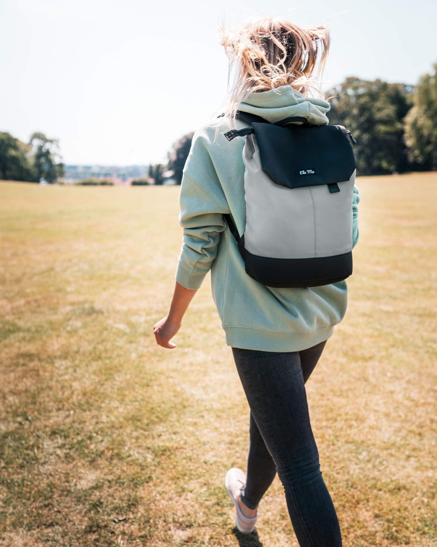 Ela Mo Zaino da donna – Daypack bello & pensato – Zaino per computer portatile da donna – Borsa antifurto per scuola, università, business