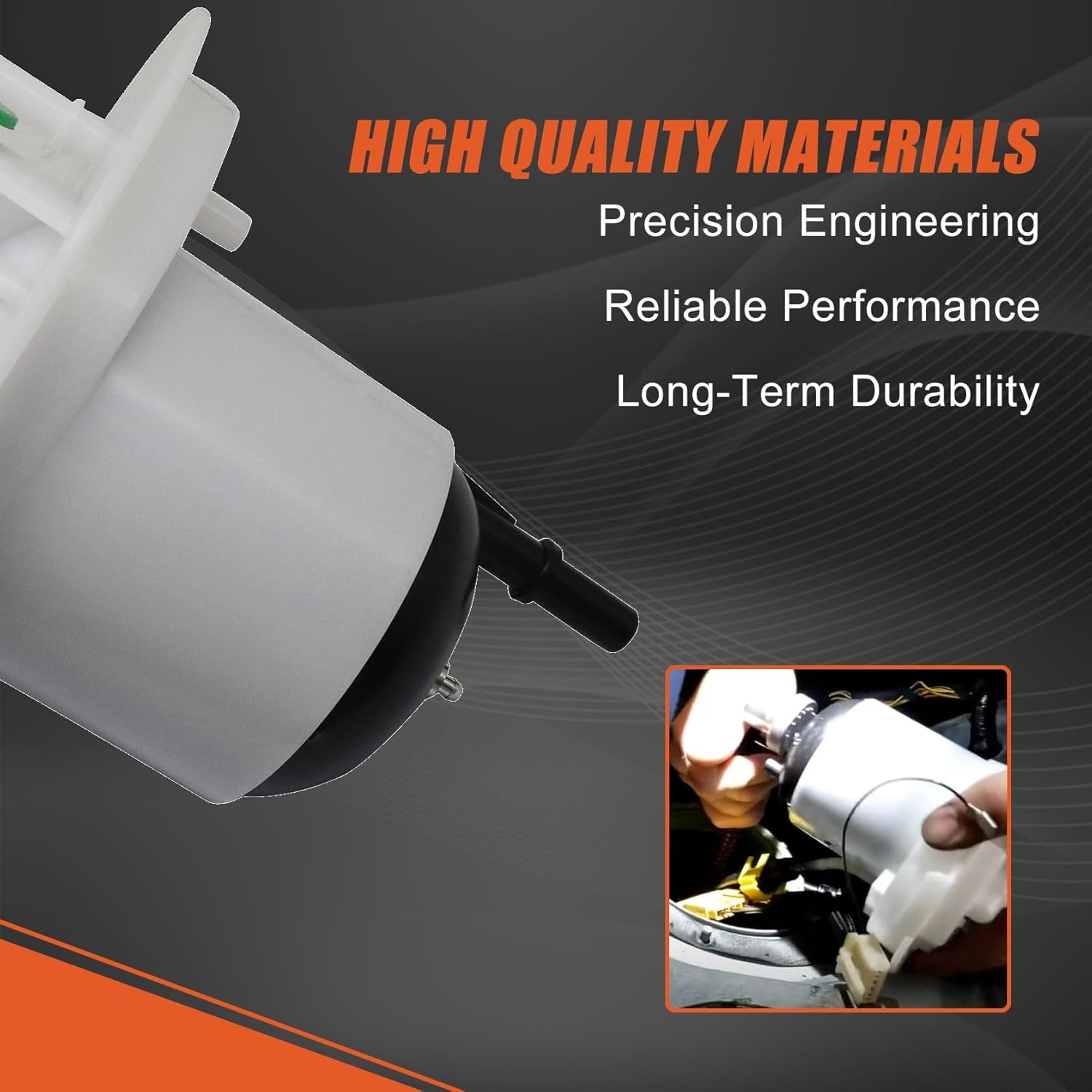 FZJDSD 1Pc Fuel Filter Assembly Compatible with Land Rover Range Rover Evoque 2.0T 2011-2019 LR026195 LR026197 LR036127