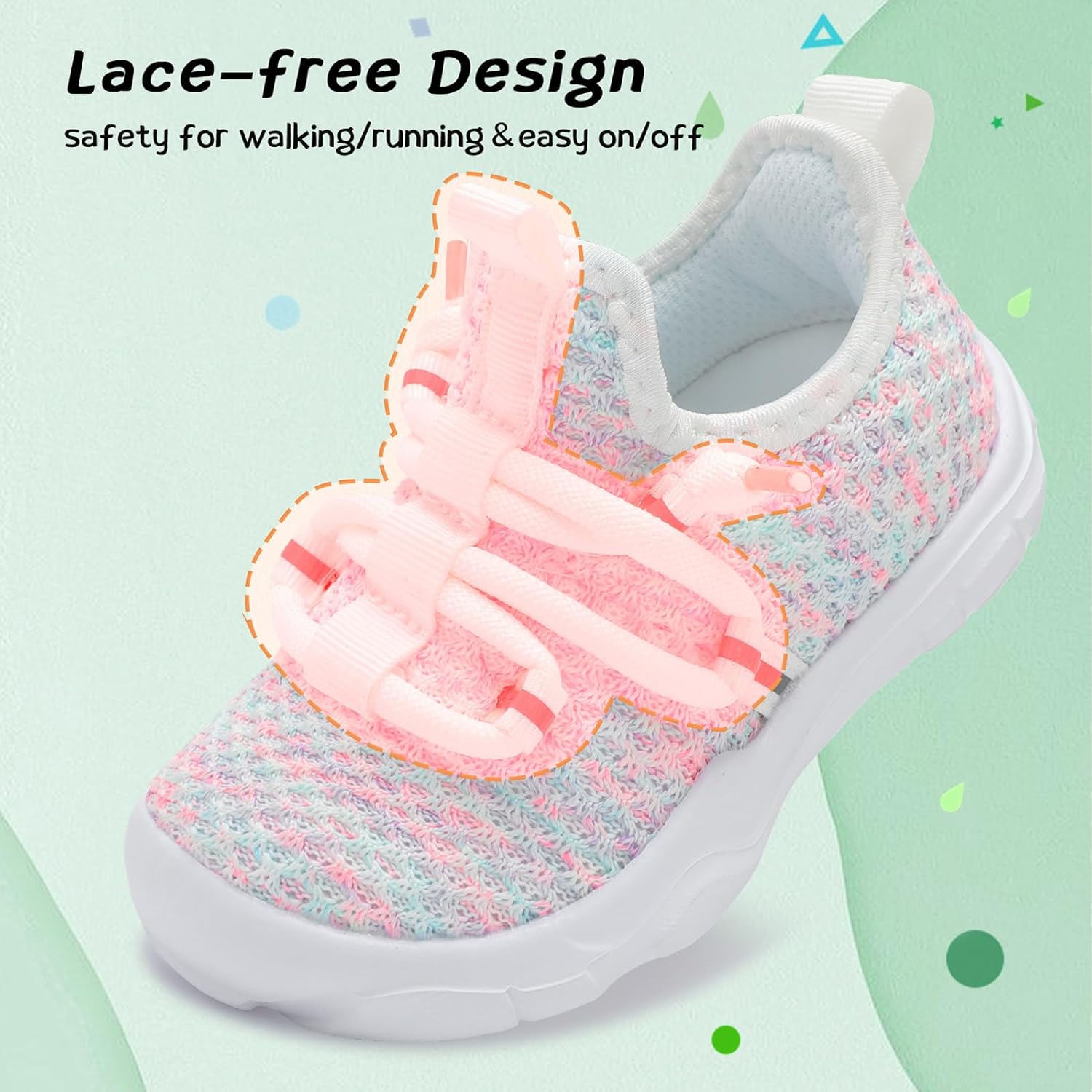 Centipede Demon Toddler Shoes Boys Girls Barefoot Shoes Kids Breathable Walking Running Shoe Slip on Sneakers Lightweight Outdoor Athletic Tennis Shoe 4.5 Toddler Fl Whpink image 2 of 6 B0F7R58ZH9