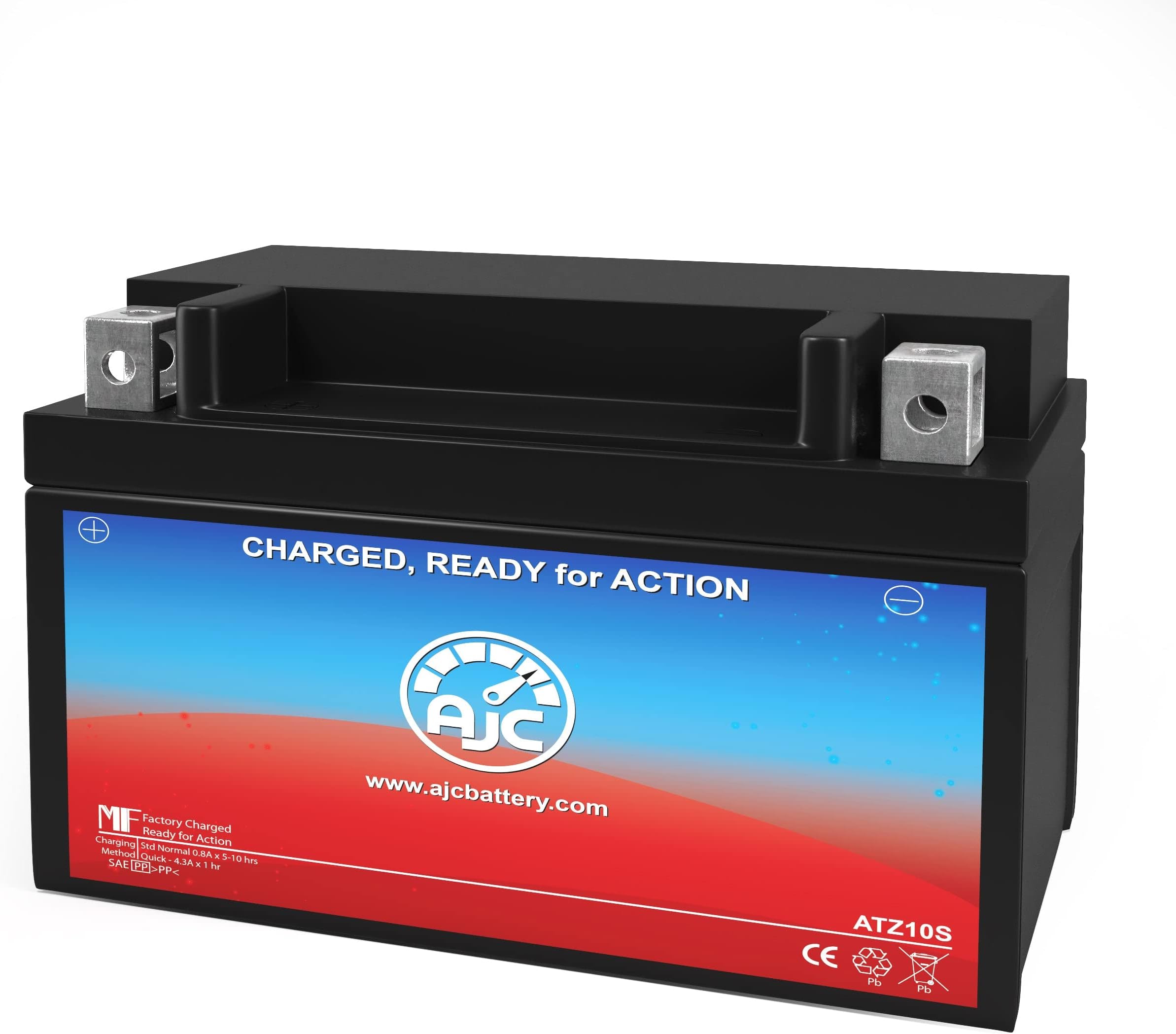 ExpertPower YTX7A-BS High Performance 12V Battery - 7Ah, 180 CCA For ATV, Motorcycle & Scooter