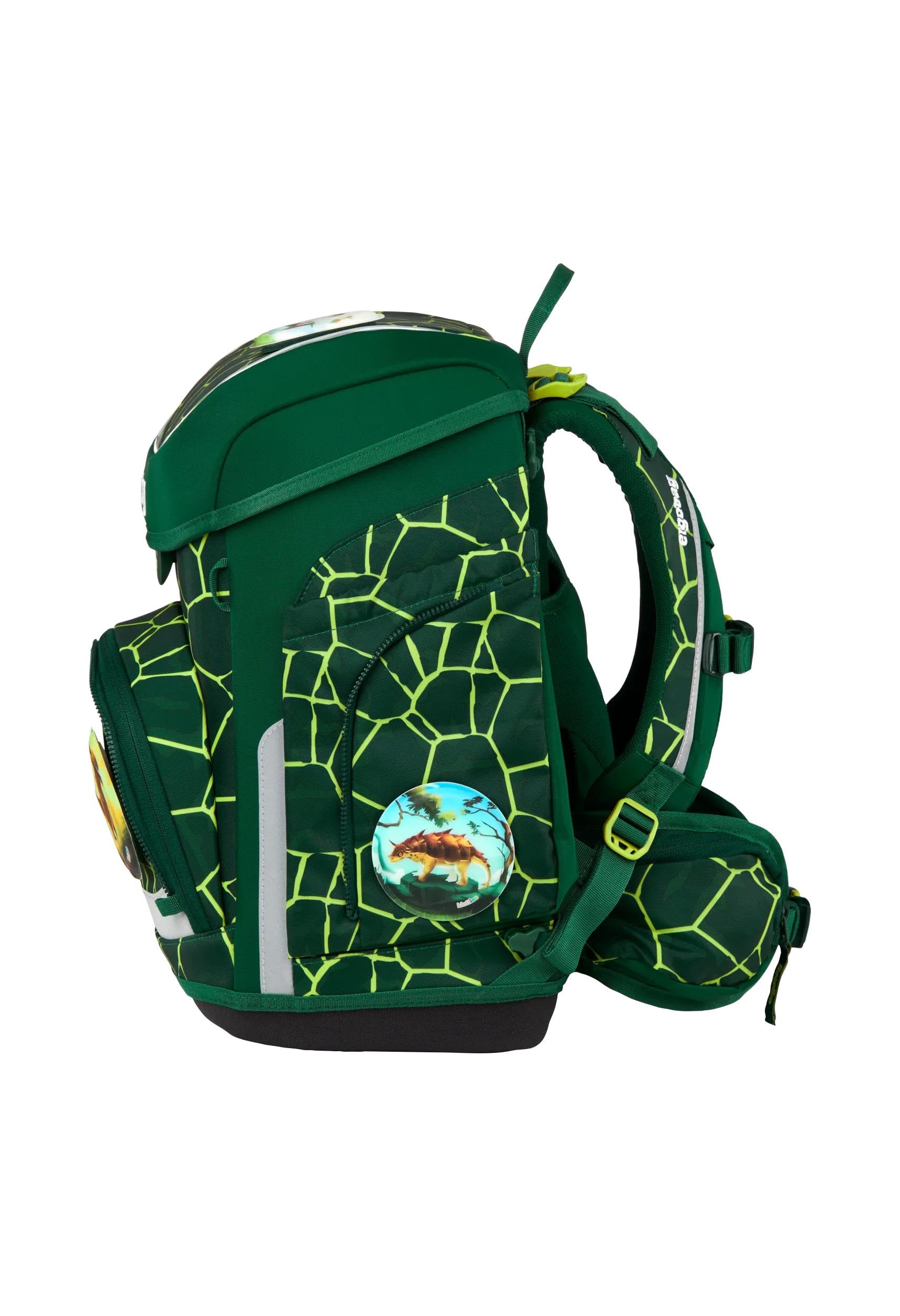ergobag Kostka do nauki klasyczny ergonomiczny plecak szkolny 5-częściowy zestaw pierwszej klasy