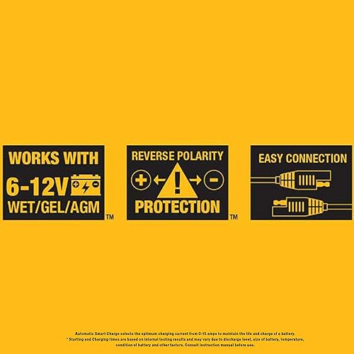 Miniatura 6 de DEWALT Cargador y mantenedor de batería automotriz profesional de 2 amperios DXAEC2
