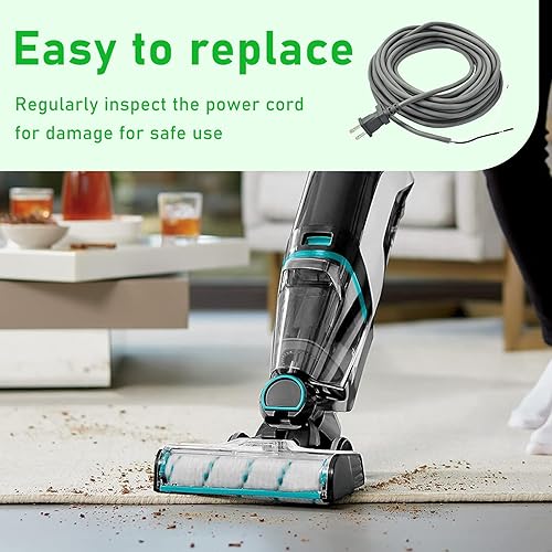 Miniatura 5 de Cable de alimentación para aspiradora de 36 pies, 172, 12 amperios, compatible con aspiradora Biessll, para todas las aspiradoras verticales, cable