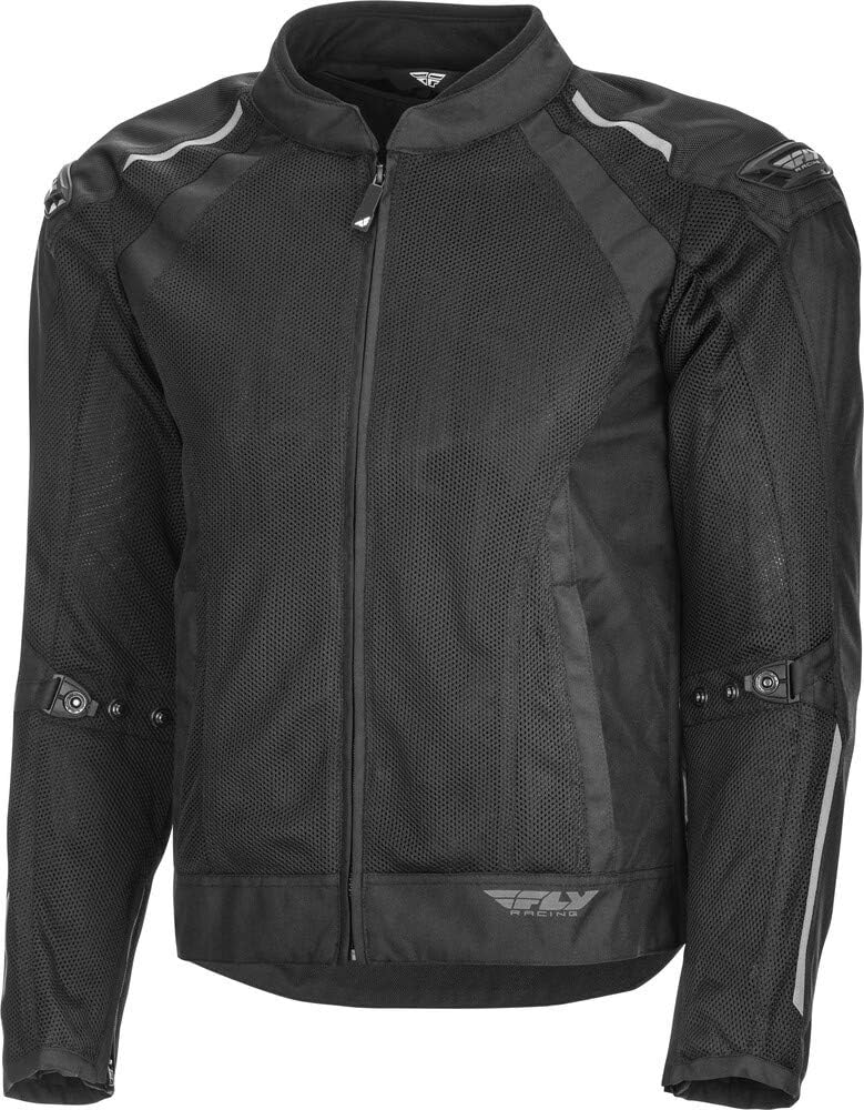 Fly Racing Coolpro Mesh Jacket Black Small | MX Airflow & Impact Protection