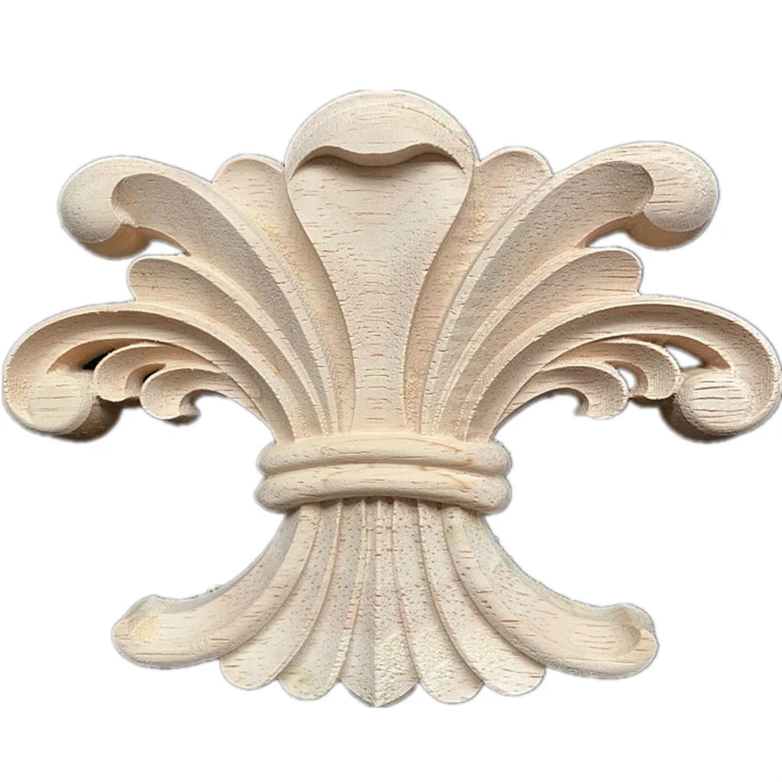 Applique d'angle sculptée en bois pour transformer une porte lisse en boiserie chic