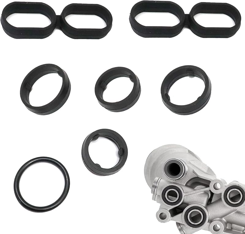 Kit de anéis de vedação O-ring do alojamento do filtro de óleo AOUTTUOA 68191356AA para Chrysler, Dodge, Jeep e Ram – 7 unidades