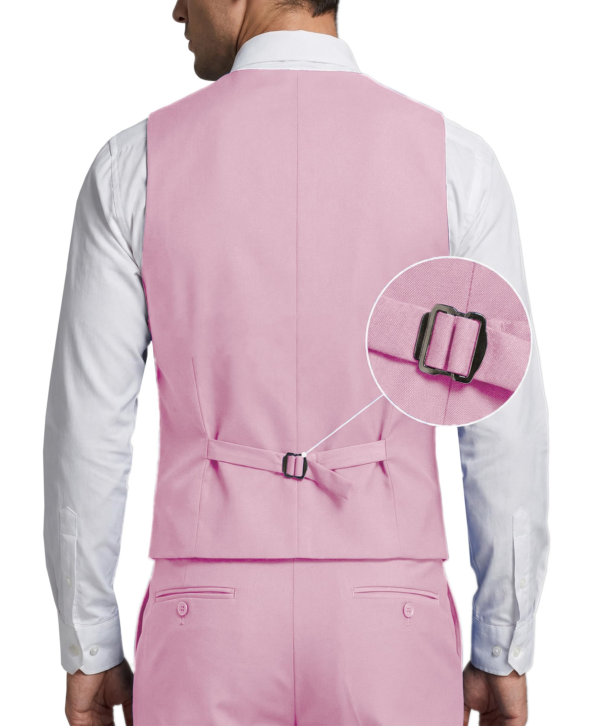 Set da 3 pezzi da uomo slim fit abito da sposa sposo abito da ballo smoking business formale casual sposo giacca blazer pantaloni
