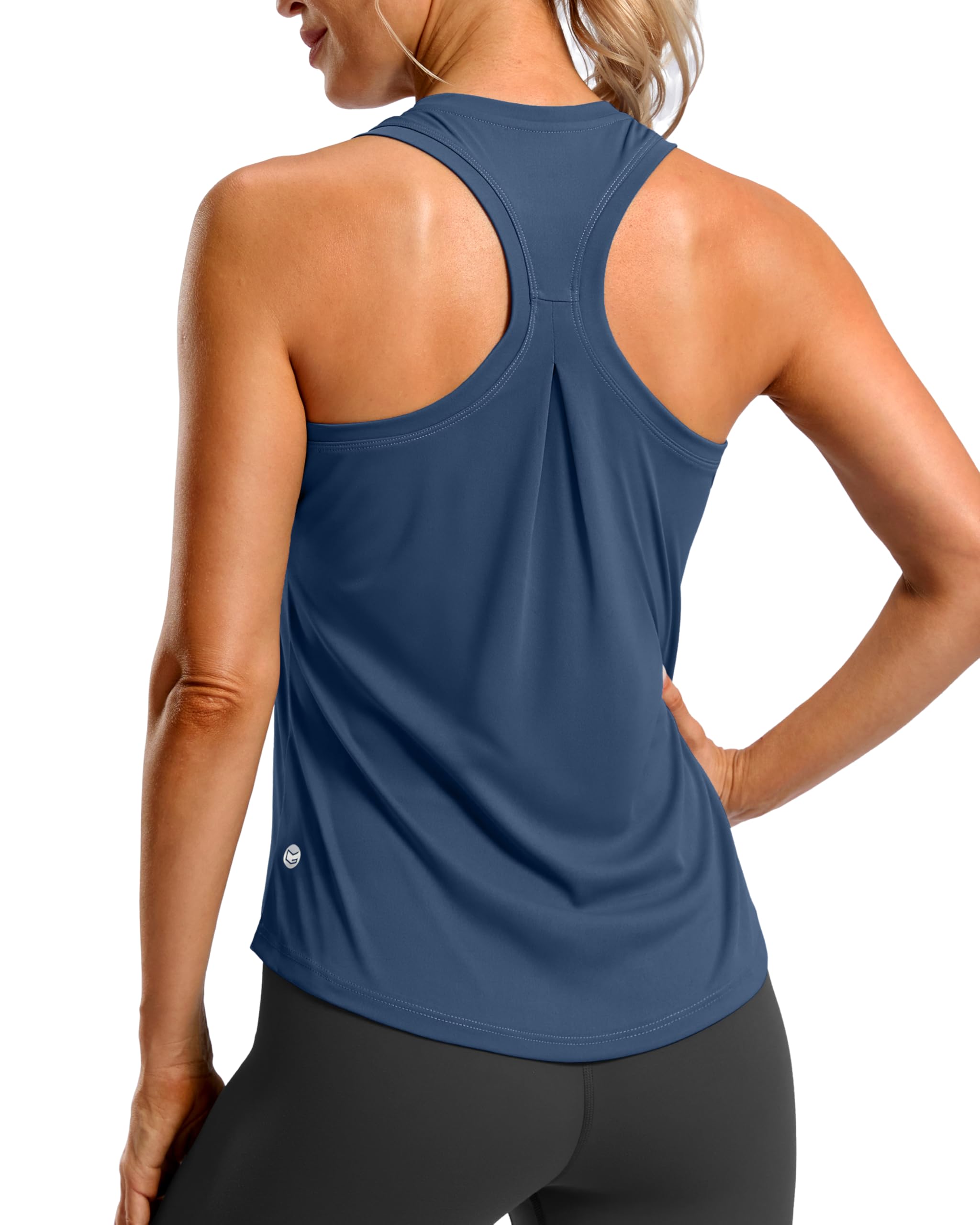 G Gradual Women's Workout Tank Tops Racerback Athletic Yoga Tops Loose Fit Sleeveless Running Gym Sports Shirts for Women