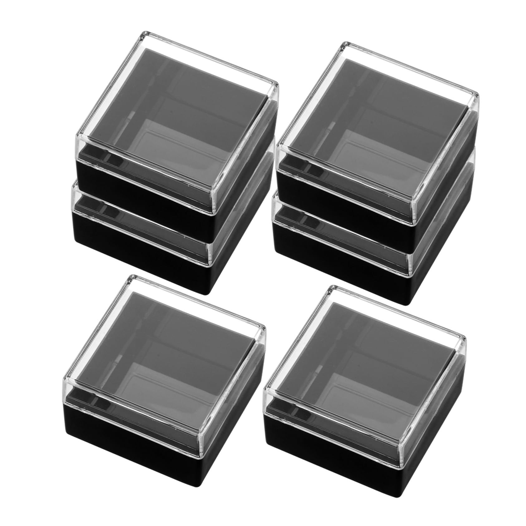 Lot De 3 Boîtes De Présentation Pour Échantillons Minéraux Pierres Bijoux 6 Pièces X 3