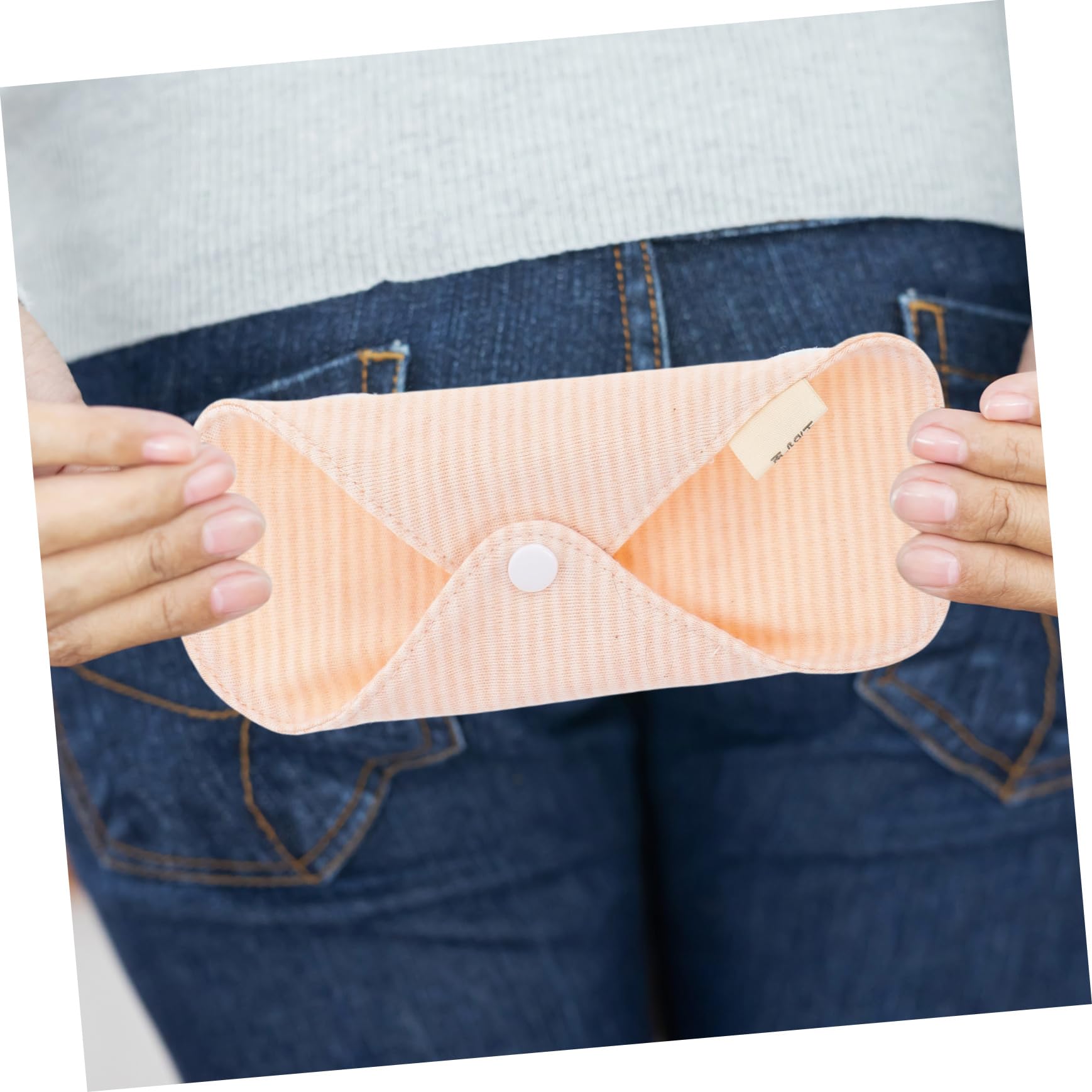 3 Juegos Compresas Menstruales Toalla Sanitaria De Algodón Compresa Lavable Para Mujeres Almohadillas Para Mujeres Diarios De Tela Almohadilla De Toalla 5 Piezas * 3