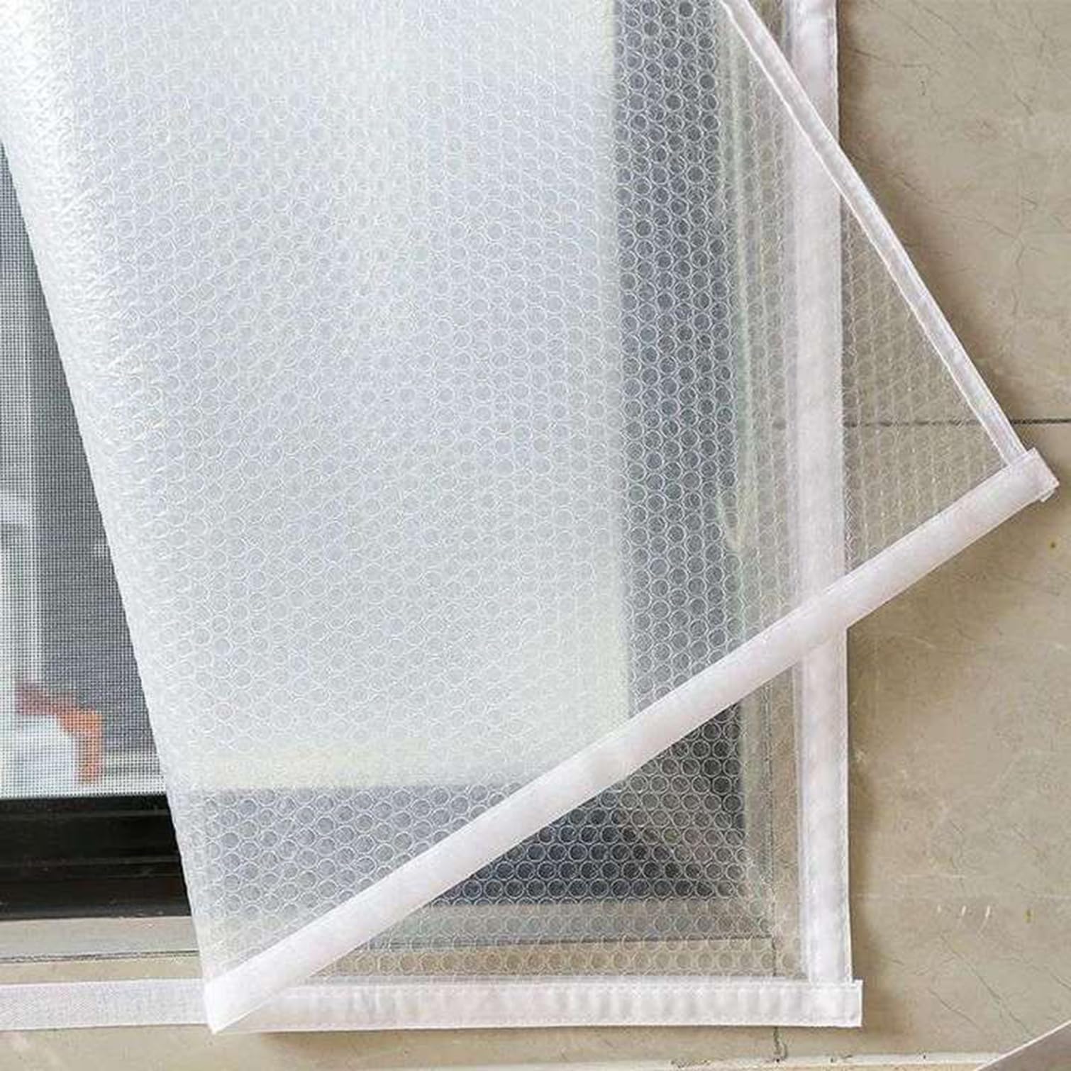 Kit Pellicola Isolante per Finestre,Protezione dal Freddo Invernale Tende Antivento Calda,con Cerniera,Lamina Isolante Traslucida per Sigillare la Finestra,Larghezza x Altezza (90x240cm)