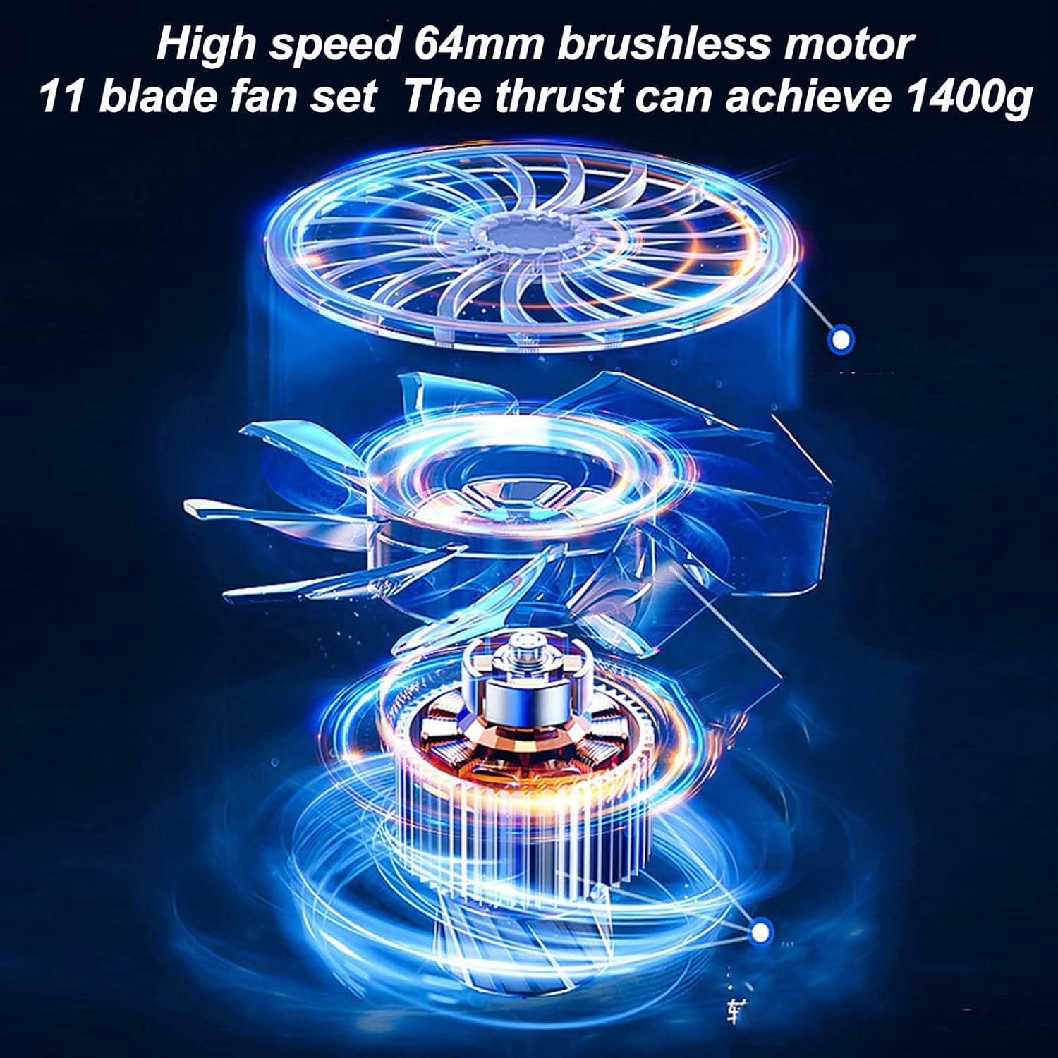 High Powered Blower Electric Air Duster with Stepless Speed Control,Versatile Applications,Ideal for Dust and Snow Removal, Keyboard Cleaning,Car Washing (US Plug 110‑250V)