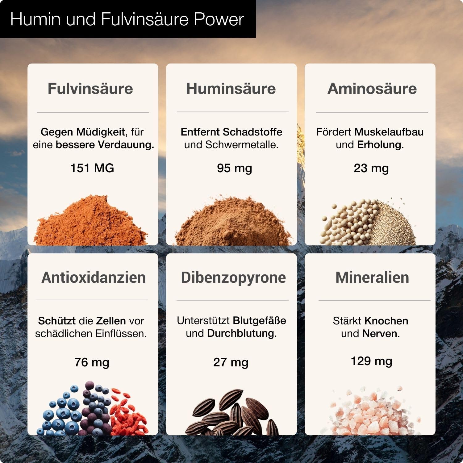 NURI Resina original Shilajit – 50 g de resina pura orgánica del Himalaya – 100 porciones – 89% ácido fúlvico – Vegano, probado en laboratorio y fabricado en Alemania