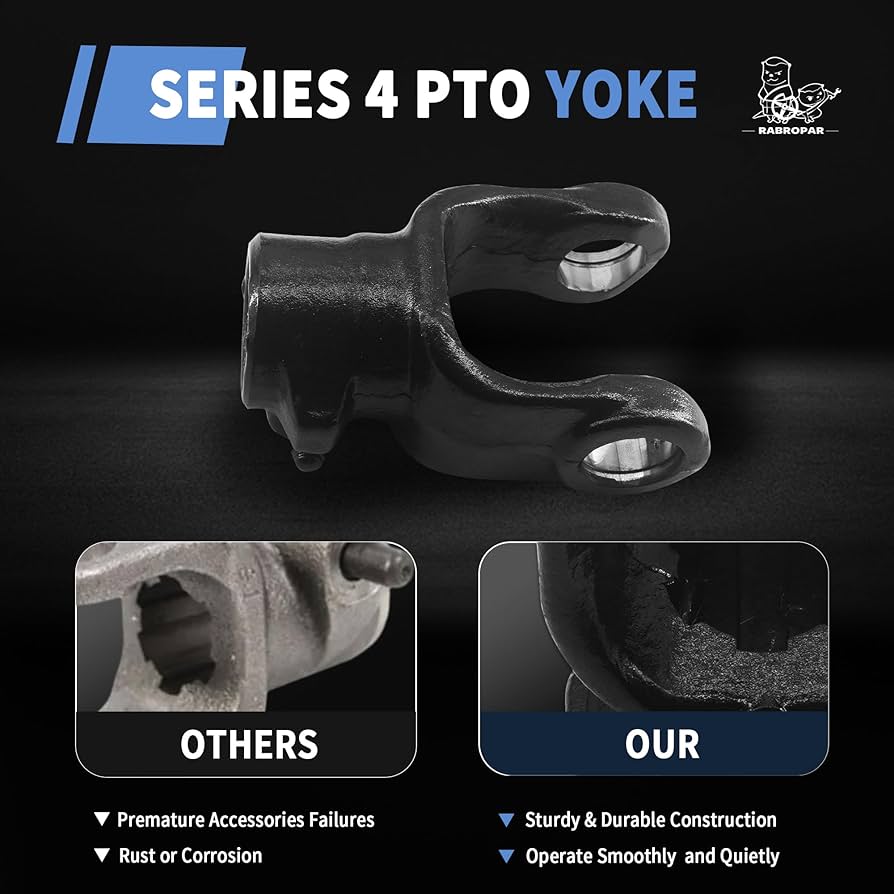 RABROPAR PTO Tractor End Yoke 4 Series 1-3/8