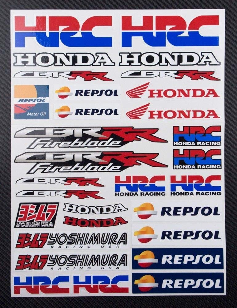 Amazon.co.jp: HRC Repsol HONDA RACING レプソル ステッカー シール 