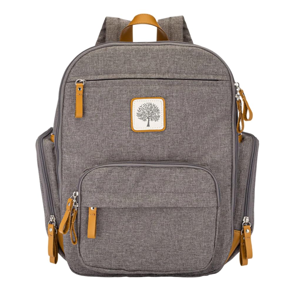 Parker Baby Diaper Backpack - Multi-Function Diaper Bag with Insulated Pockets -"Birch Bag Mini"-image-21