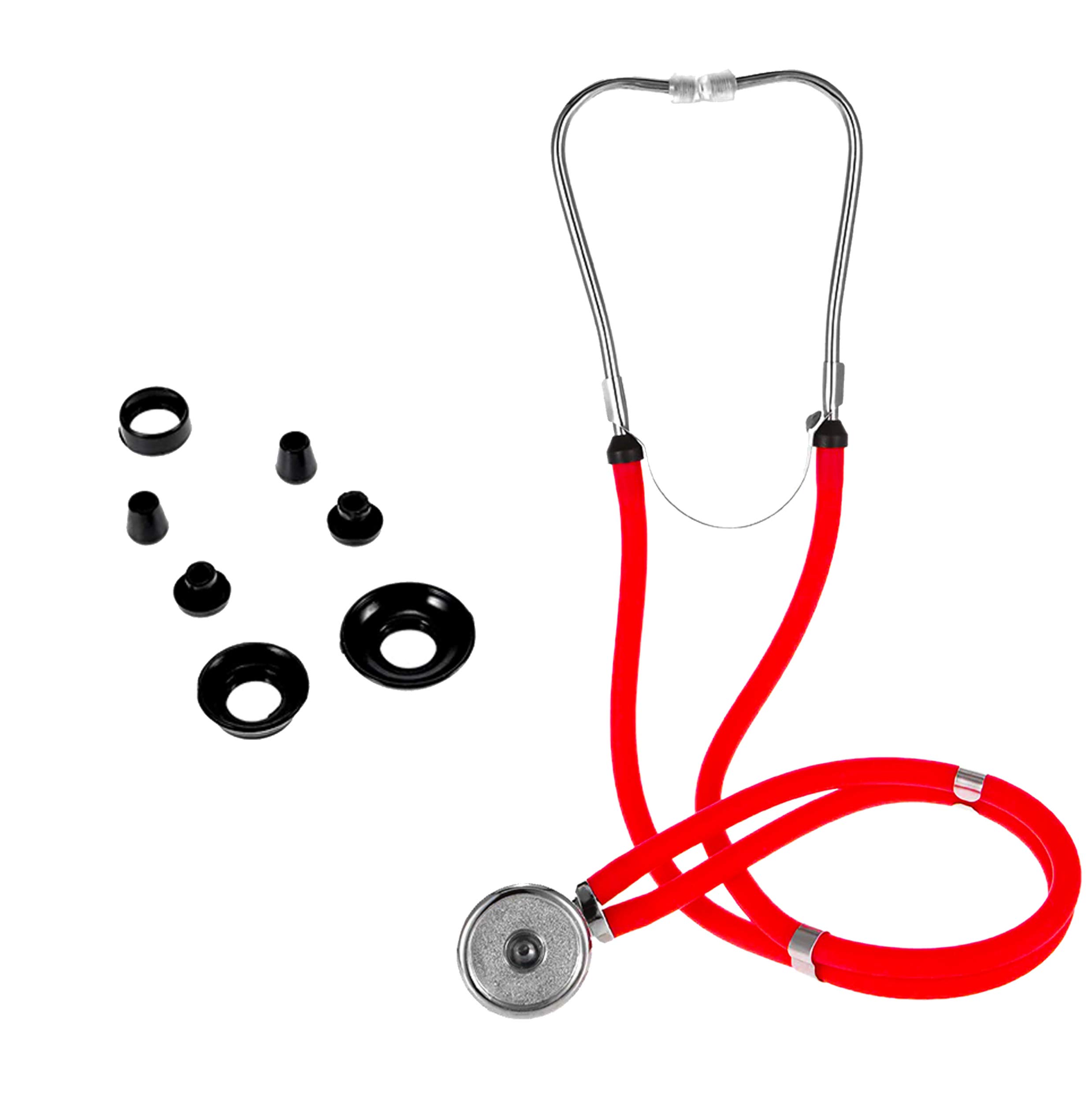 Pulse Wave Rappaport Dual Tube Stethoscope - Dual Head (Red) (B083M2HTKM) Amazon Price History, Amazon Price Tracker