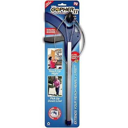 Amazon.com: Ontel Products GOPMO2 Deluxe Gopher Pick Up and Reaching ...