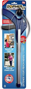 Ontel Gopher 2 Pick-Up and Reaching Tool, New & Improved Ergonomic Design