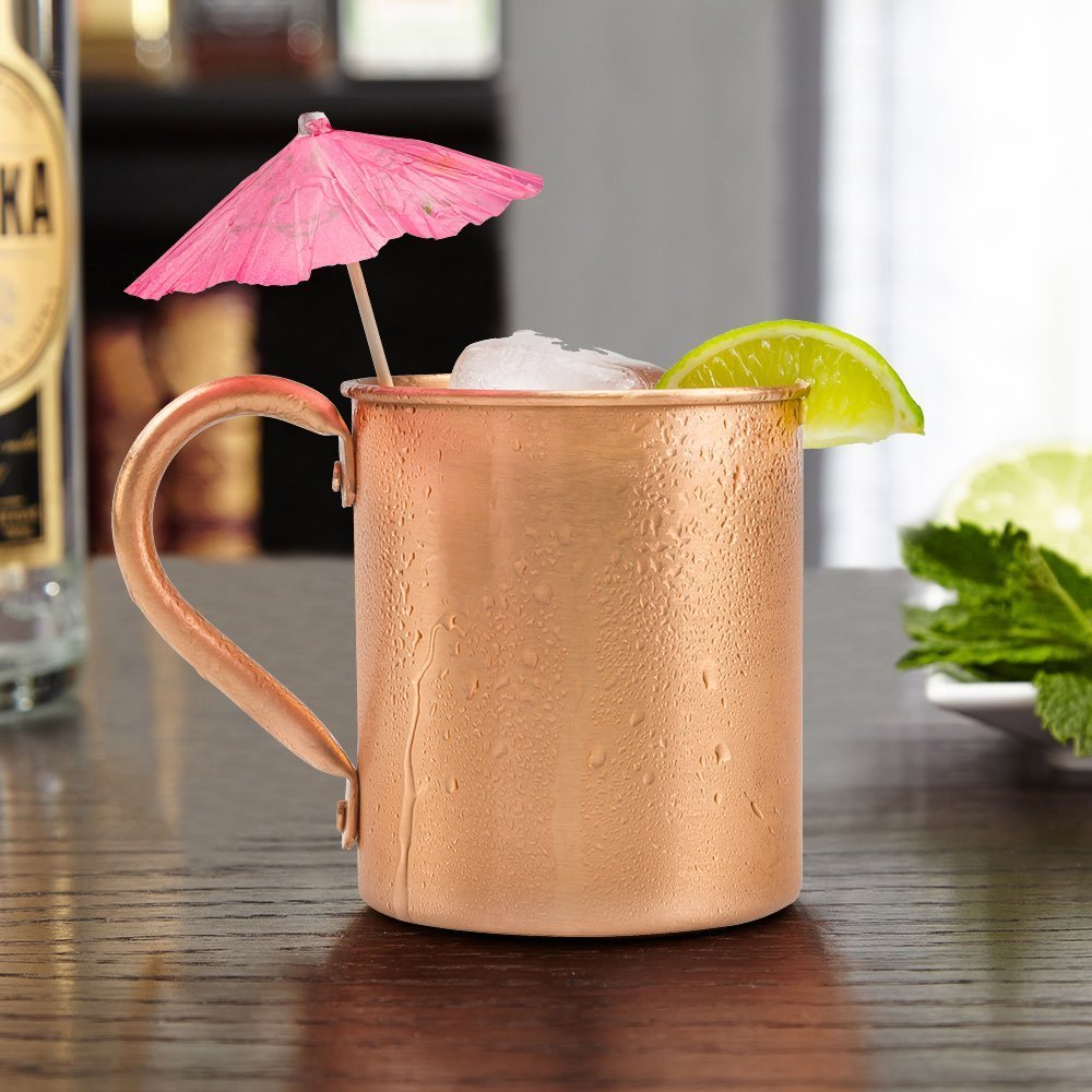 THOR INSTRUMENTS Authentic Unlined Moscow Mule Copper Mug 20 oz Best Gift Item Rustic Vintage Home Decor Gifts