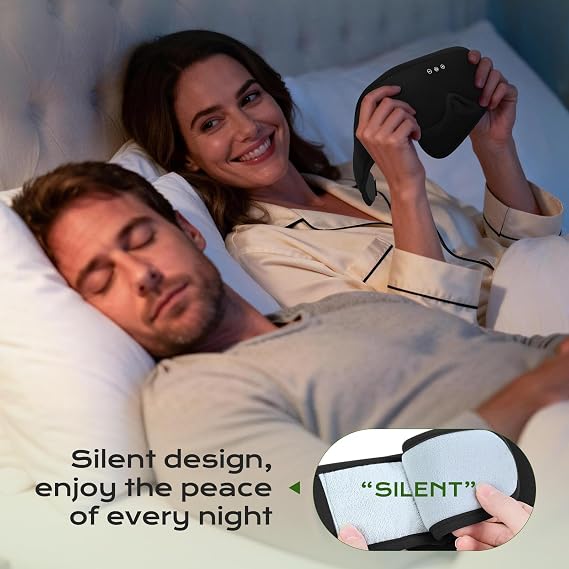 MUSICOZY Sleep Mask Headphones Bluetooth 3D Bamboo Cotton Sleep Headphone