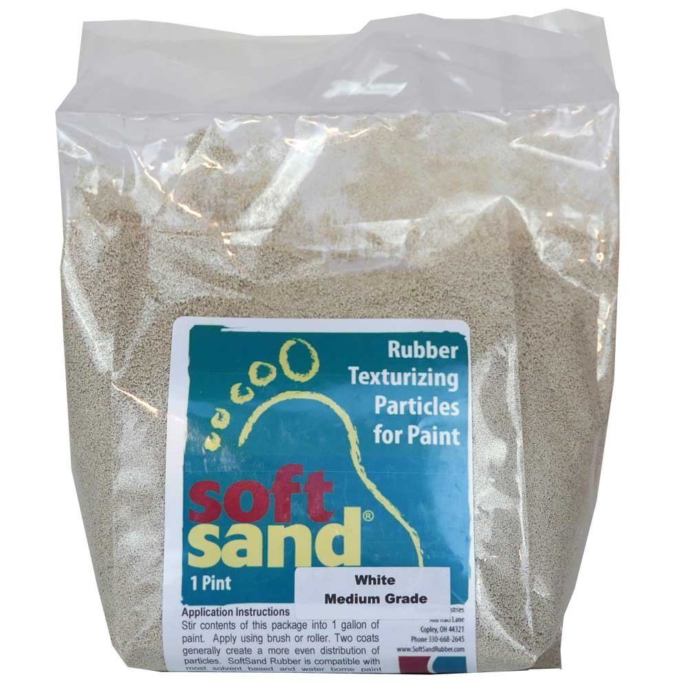 Recubrimientos antideslizantes SR-101 SR-102 (16 onzas de grado medio, blanco)