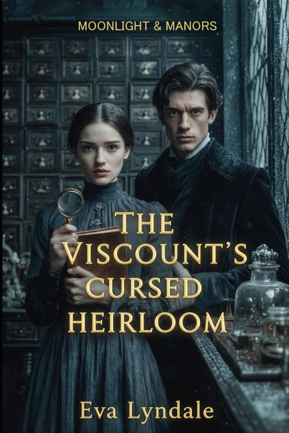 The Viscount’s Cursed Heirloom: A Witty Historical Mystery and Romance (Moonlight & Manors)