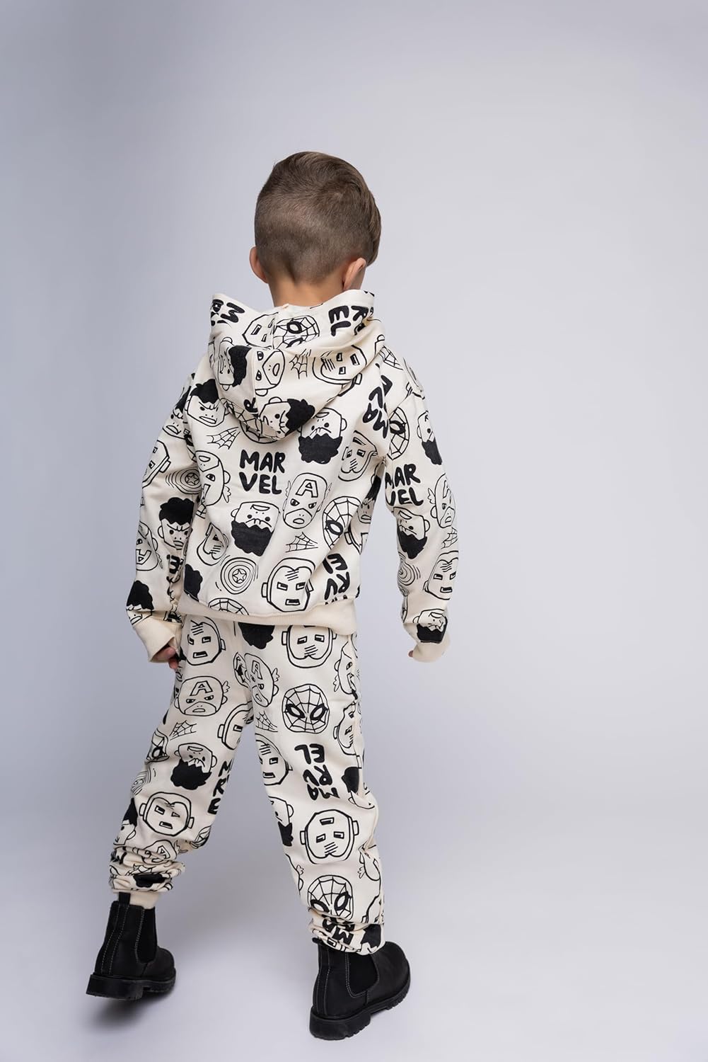 Marvel Avengers Spider-Man Fleece Pullover Hoodie and Jogger Pants Outfit Set Toddler to Big Kid Sizes (2T - 18-20) - Image 3