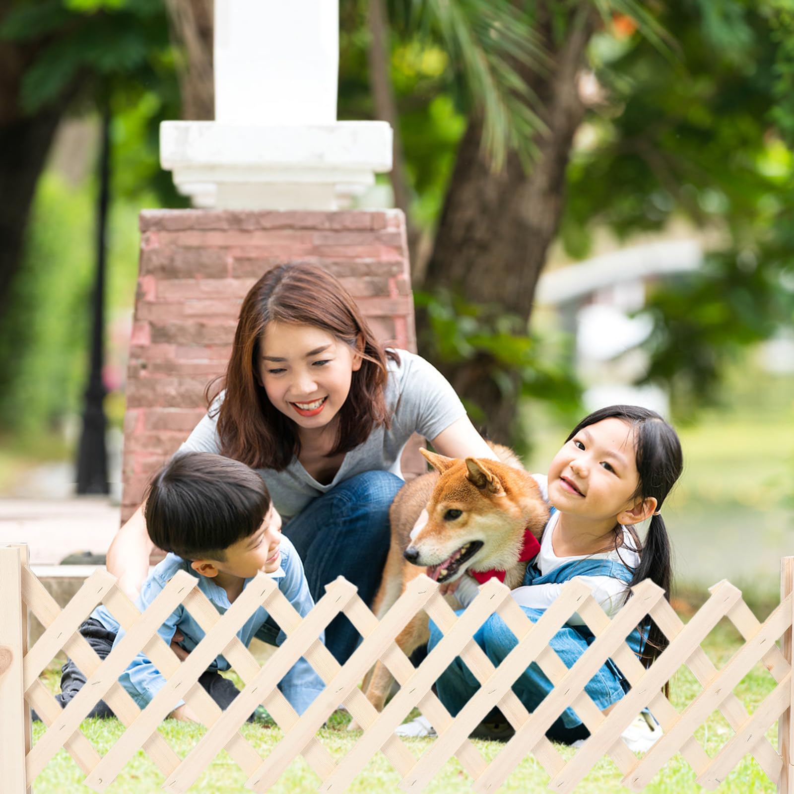 Einziehbares Hundetor Zaun mit Freistehendem Verstellbarem Design für Garten und Türbereich Einfache Installation Stilvoll und Natürlich im Außenbereich