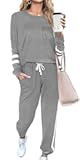 Lounge Sets for Women 2 Piece Travel Sweatsuits Fall Outfits Loungewear Matching Clothing Set 2025 S-3XL