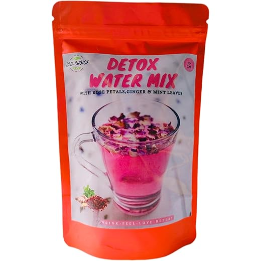 RLB CHOICE Floral Fusion Detox Water Mix Rose Petal Ginger