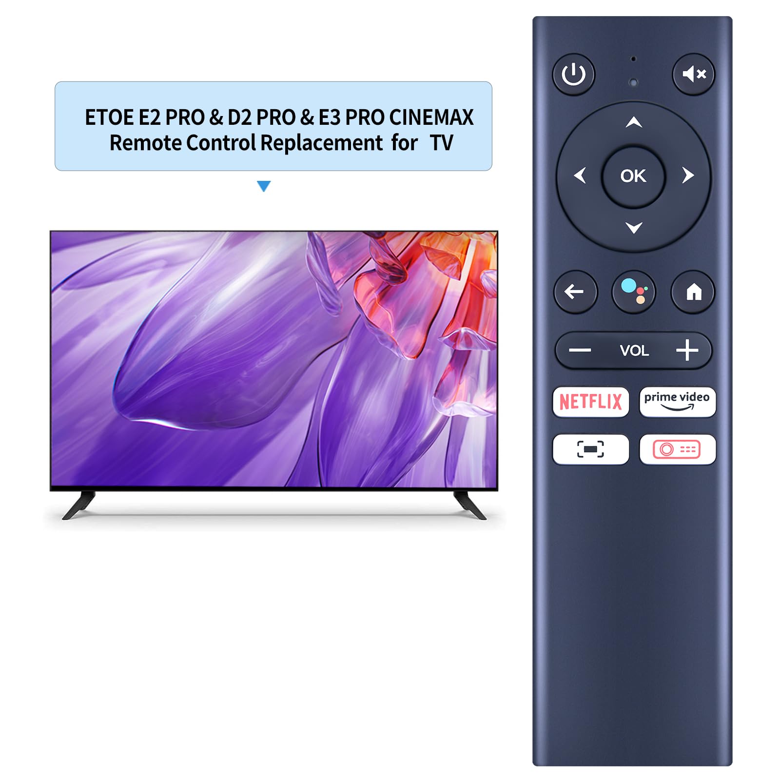 Amazon | ETOE E2 Pro、D2 Pro、E3 Pro TVプロジェクター対応の交換用