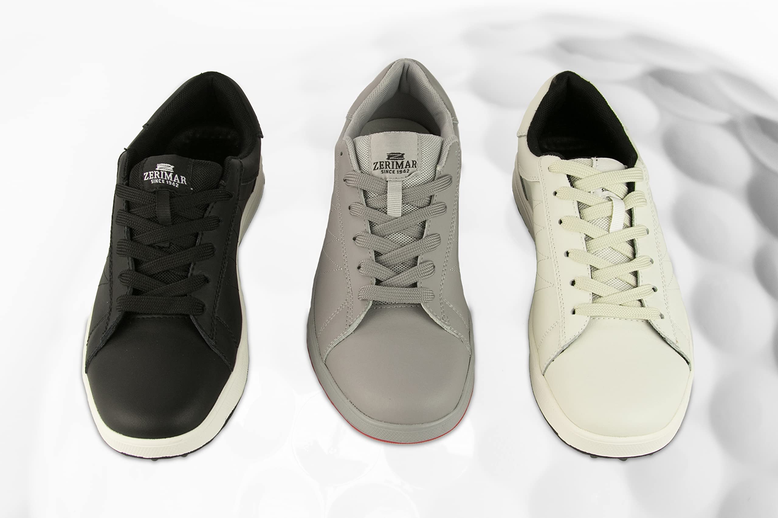 Zerimar Zapatos de Golf Hombre | Zapatos Hombre Deportivos | Zapatos Hombre Golf | Zapatillas Deporte Hombres | Zapatillas de Golf Hombre | Zapato Golf Piel |