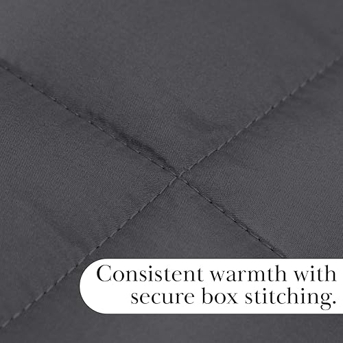 Miniatura 7 de Edredón ligero Southshore Fine Linens Vilano Springs, Microfibra, Pizarra, Full Queen