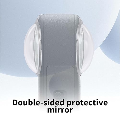 Miniatura 2 de 2 unids protectores de lente para cámara DJI Osmo 360, cubierta protectora de lente de vidrio templado óptico 9H dureza alta transmitancia para