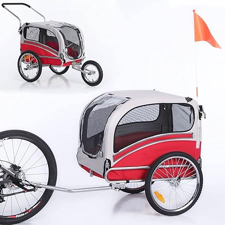 dog trailer stroller combo